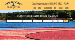 Desktop Screenshot of coastproperties.com